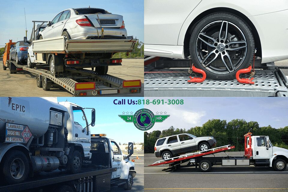 Valley-Village-Towing Towing various vehicles and equipment services.